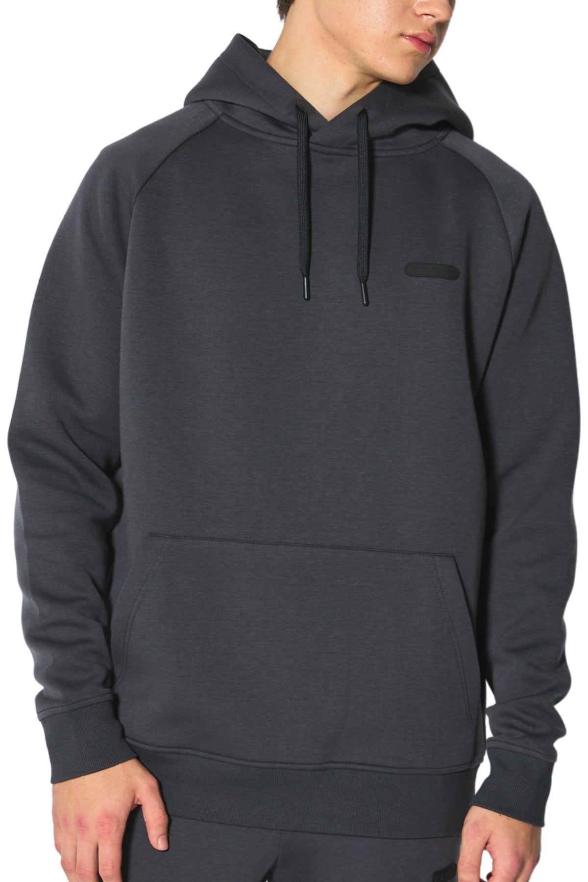 EVANE] エバン ストレッチ ソフト ロゴプレート フーディー