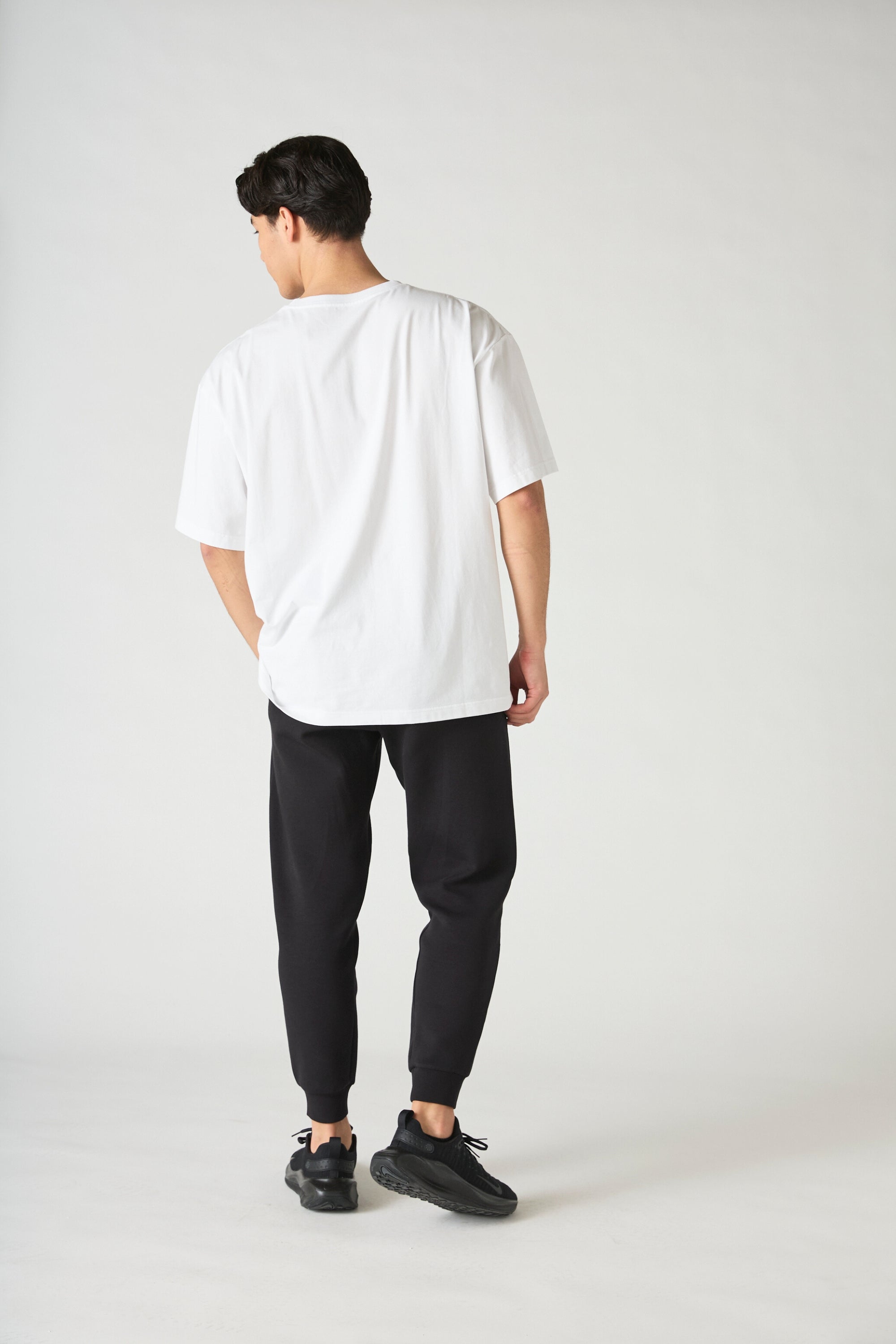 OVERSIZED COTTON STRETCH T-SHIRT オーバーサイズコットン ストレッチTシャツ WHITE